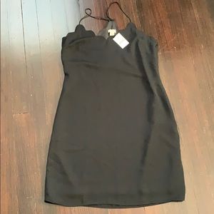 Jcrew factory scalloped edge cami dress